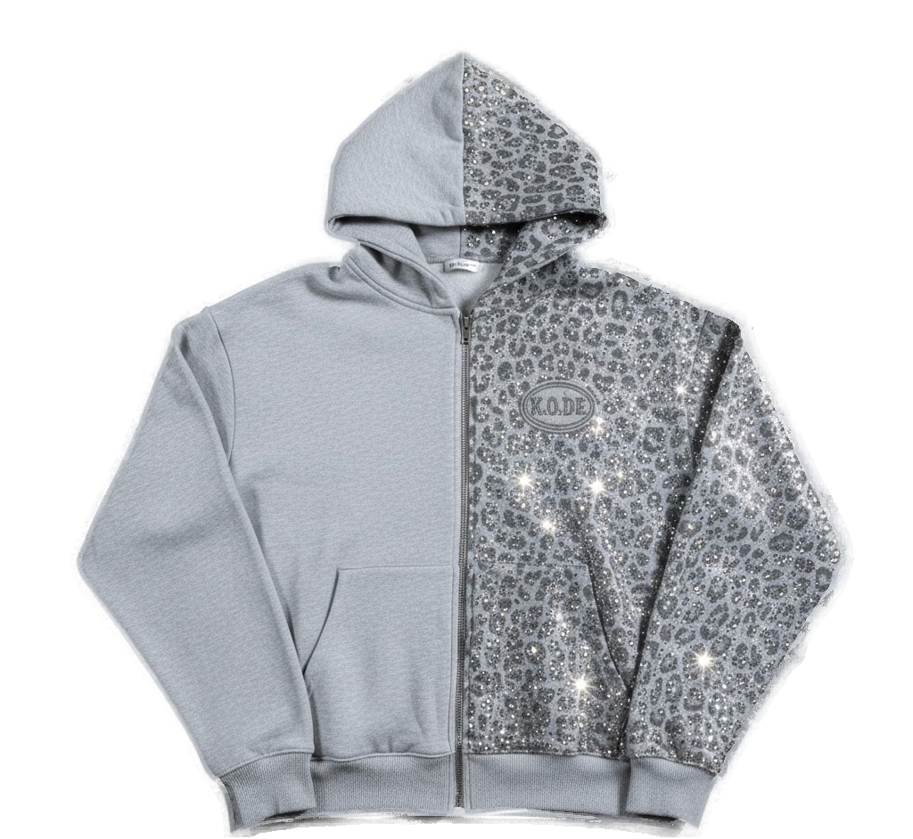 Rhinestone Zip