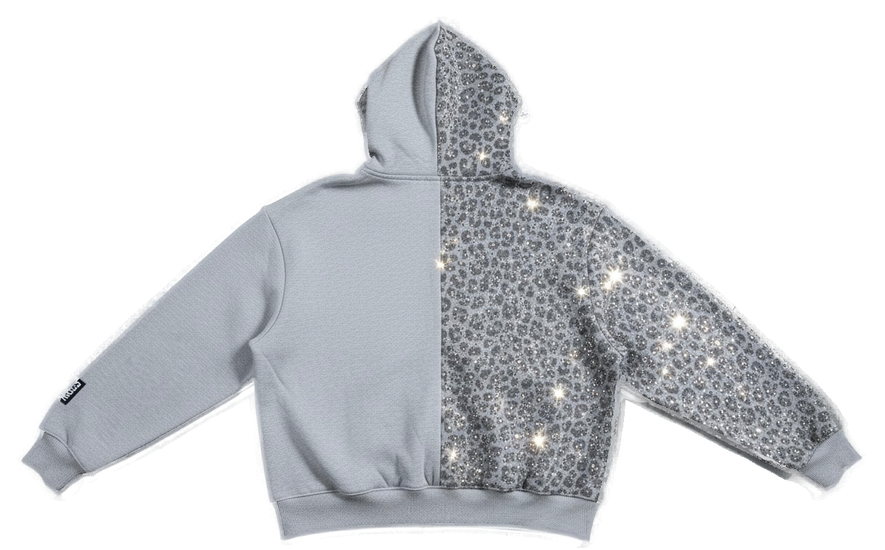 Rhinestone Zip