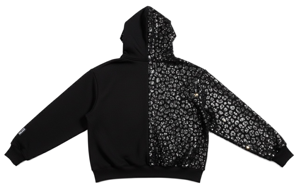Rhinestone Zip