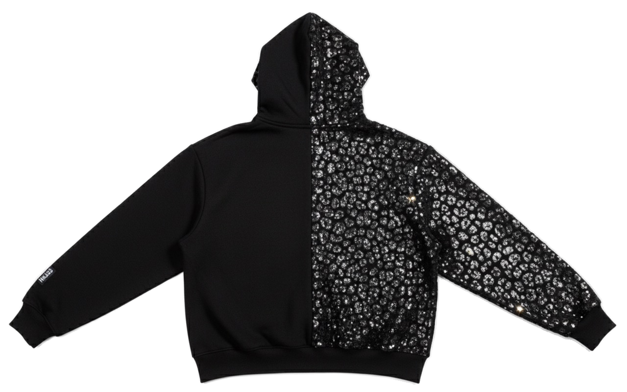 Rhinestone Zip